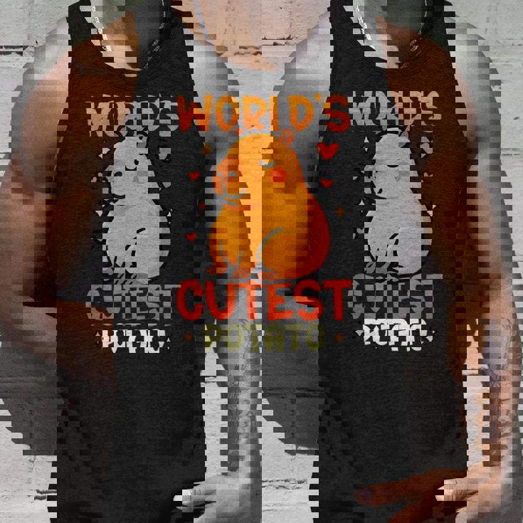 世界一かわいいポテトカピバラ タンクトップ 彼への贈り物