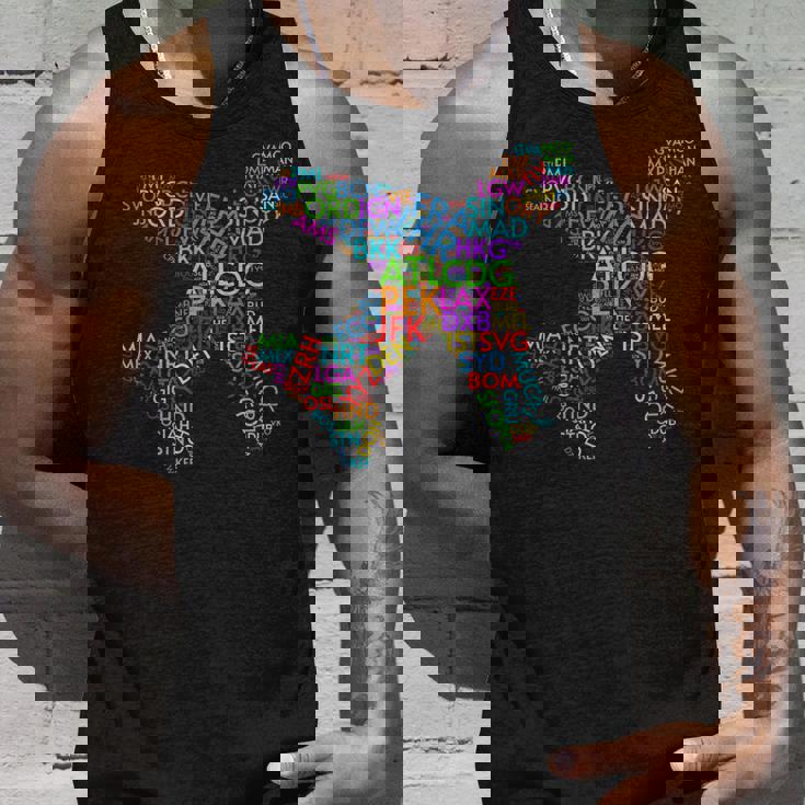 世界空港コード タンクトップ 彼への贈り物