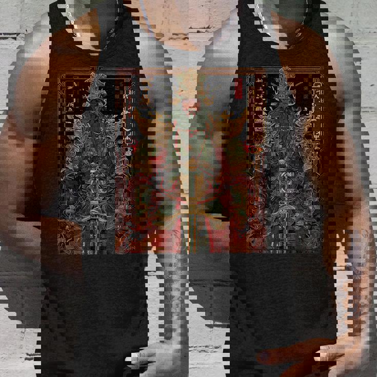 中国神主 関羽 神話 軍人 戦士 タンクトップ 彼への贈り物