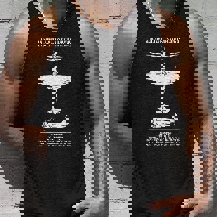 中島 Ki-43 隼 第二次世界大戦の日本の戦闘機 タンクトップ 彼への贈り物