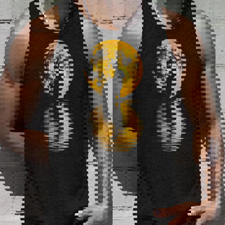 中秋節月 うさぎ シルエット 月餅 恋人 タンクトップ 彼への贈り物