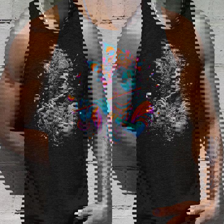 主シュリ クリシュナ ヒンドゥー教の神 主シュリ クリシュナ 恋人 信者 タンクトップ 彼への贈り物