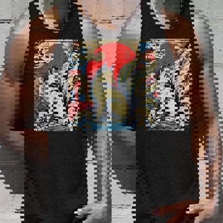 九尾狐 きつね タンクトップ 彼への贈り物