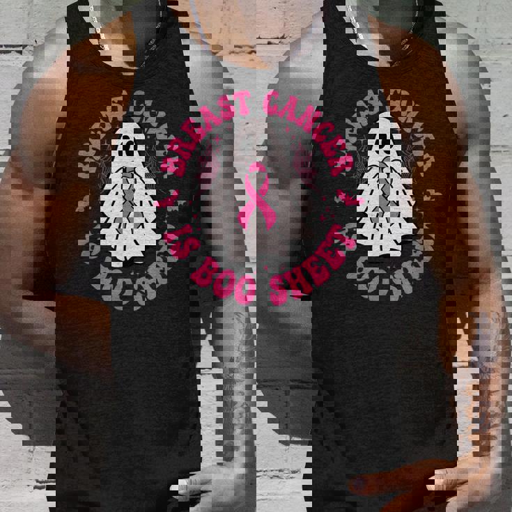 乳がんはブーシート ゴースト ピンクリボン ハロウィン タンクトップ 彼への贈り物