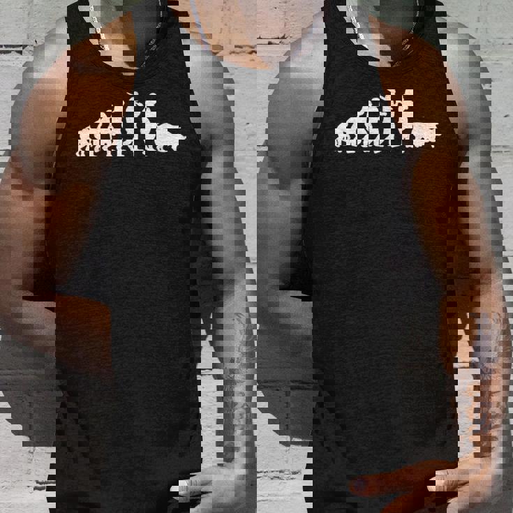 人が太い豚になる進化 タンクトップ 彼への贈り物