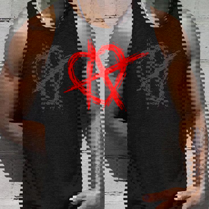 人間関係アナーキー シンボル・ロゴ Ra 恋愛関係アナーキー タンクトップ 彼への贈り物