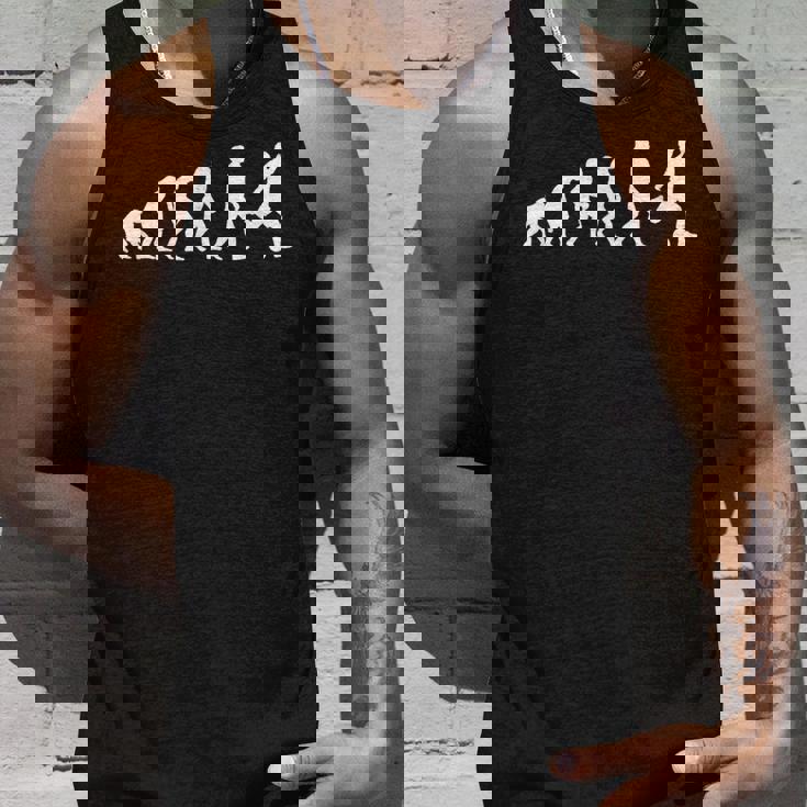 人類の進化 ネタ サッカー サッカー好き サッカーファン サッカー選手 おもしろ サッカー部 エボリューション タンクトップ 彼への贈り物