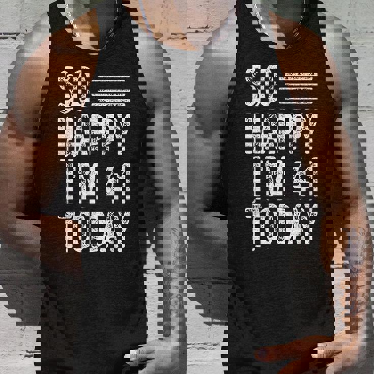 今日で41歳、おめでとう。 タンクトップ 彼への贈り物