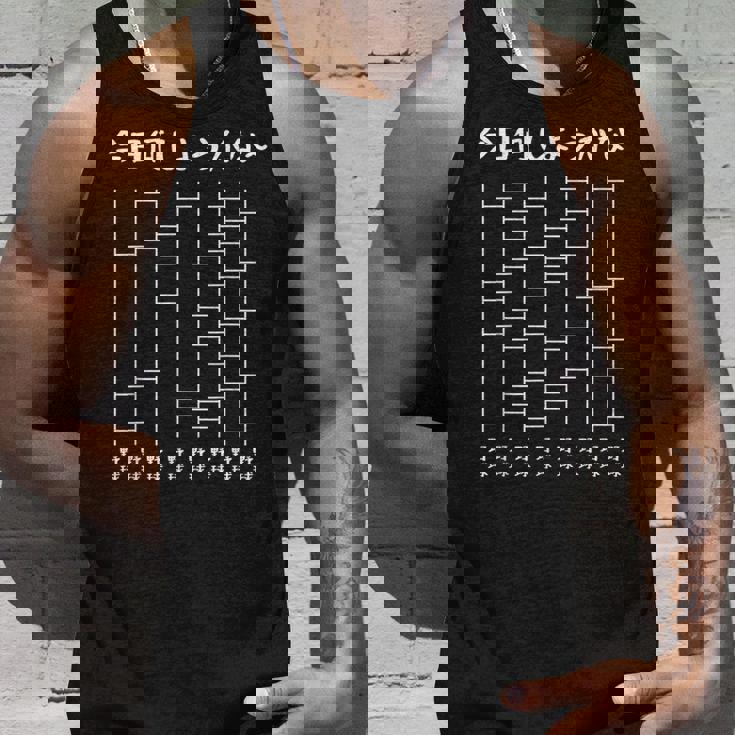 今日は何をしよう？あみだくじおもしろ野球あみだくじギャグ野球好きおもしろ タンクトップ 彼への贈り物