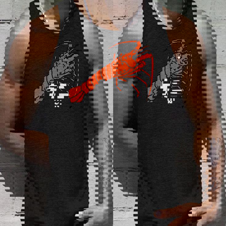 伊勢エビ エビ カニ ウニ 海洋生物 矛盾 おもしろ イラスト かわいい 面白い ネタ 画像 タンクトップ 彼への贈り物