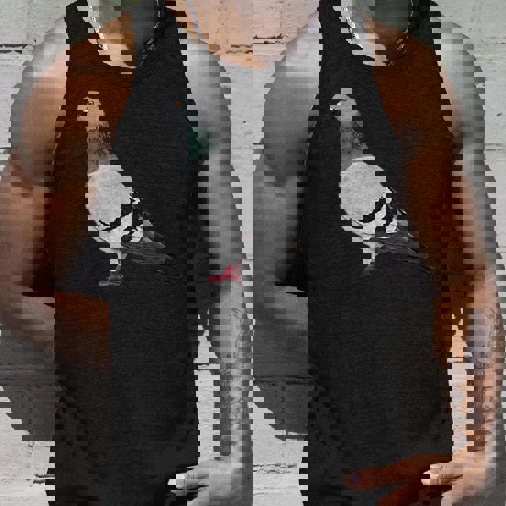 伝書鳩 鳥 動物 図 バードウォッチング 贈り物 鳥類学者 タンクトップ 彼への贈り物