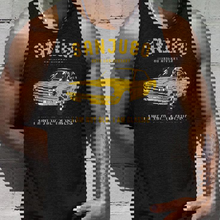 傘寿祝い 車好き 父 男性 父の日 クラシックカー 80歳 I'm Not Old I'm Classic タンクトップ 彼への贈り物