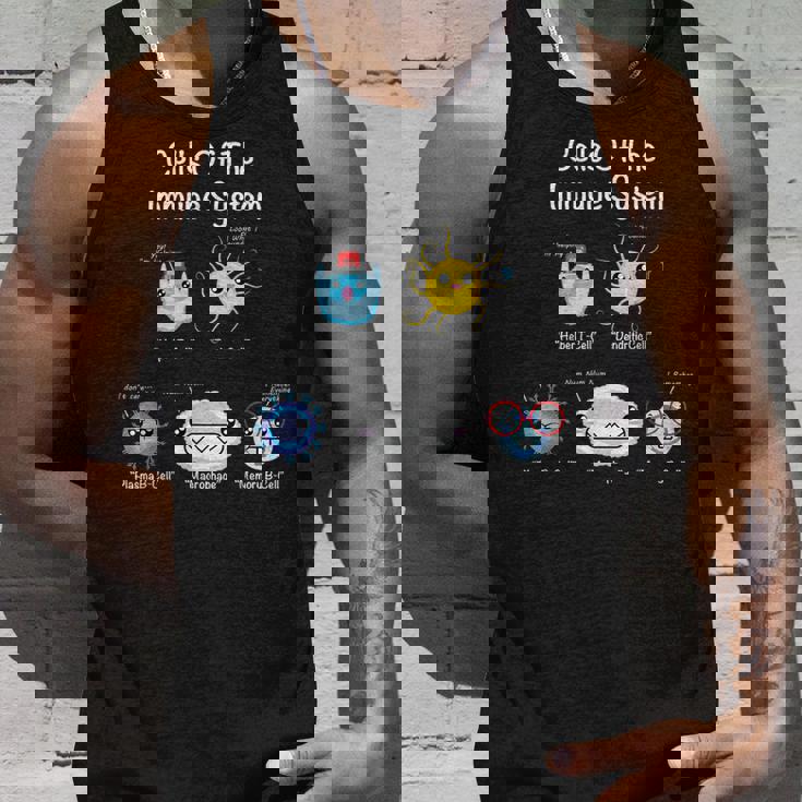 免疫系細胞生物学細胞科学ユーモア免疫学者 タンクトップ 彼への贈り物