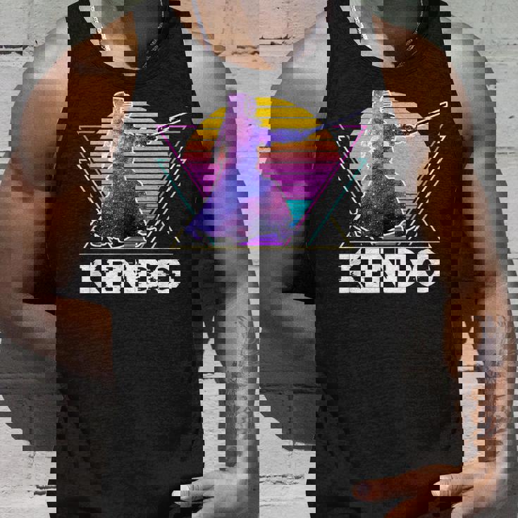 剣道 日本武道 レトロ ヴィンテージ ヴェイパーウェーブ 90年代 タンクトップ 彼への贈り物