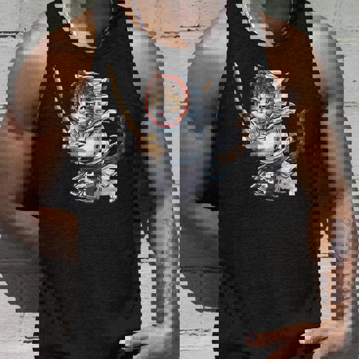 剣道ファイター 猫 面白 日本格闘技・猫好き タンクトップ 彼への贈り物