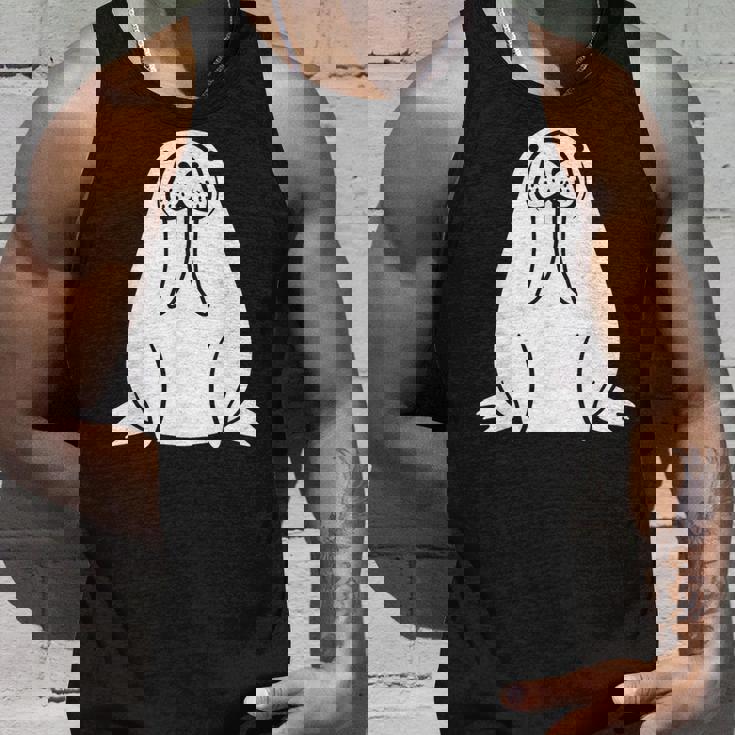 動物 かわいい ミニマリスト セイウチ シンプルなセイウチ タンクトップ 彼への贈り物