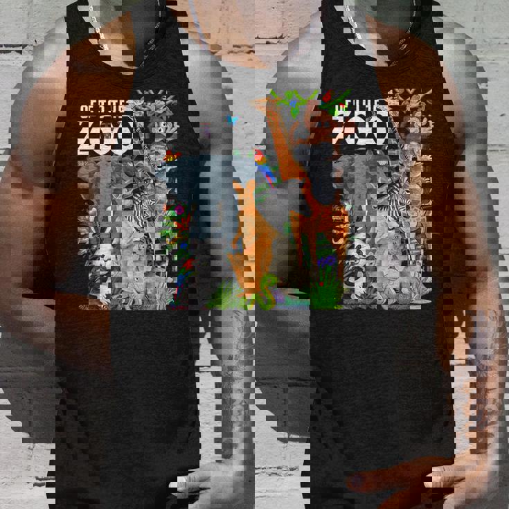 動物園動物 サファリパーティー 動物園サファリ動物園 タンクトップ 彼への贈り物