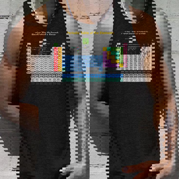 化学元素周期表 ノベルティ グラフィックデザイン タンクトップ 彼への贈り物