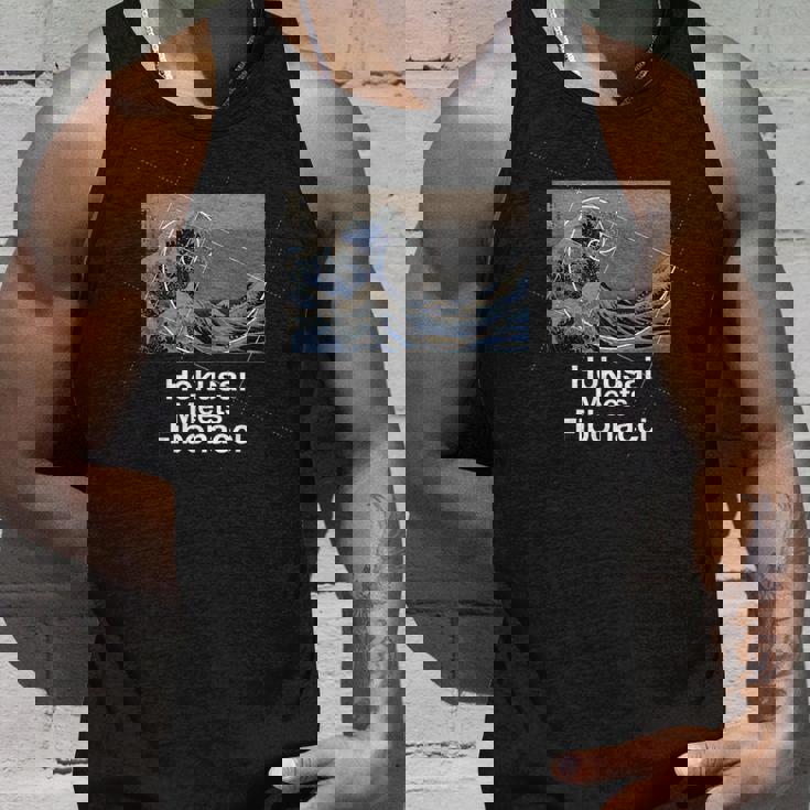 北斎とフィボナッチの黄金比 タンクトップ 彼への贈り物