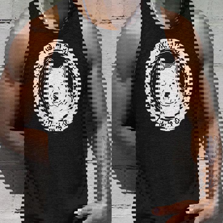 北海道犬のポートレート タンクトップ 彼への贈り物