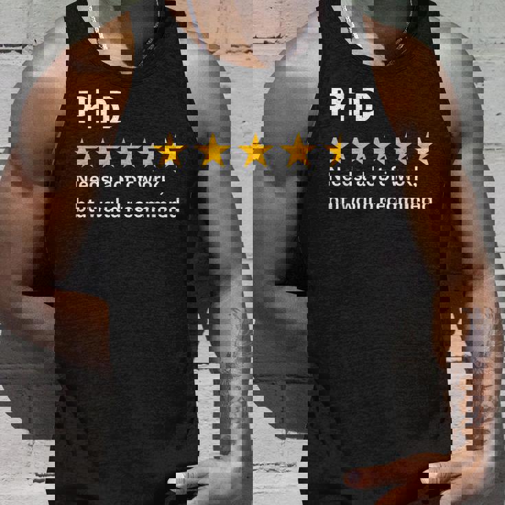 博士号、多くの努力が必要ですが、推奨される、面白い博士号。 タンクトップ 彼への贈り物