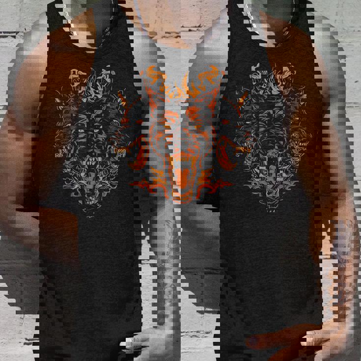 古代ギリシャ神話 ケルベロス 三頭犬 ケルベロス タンクトップ 彼への贈り物