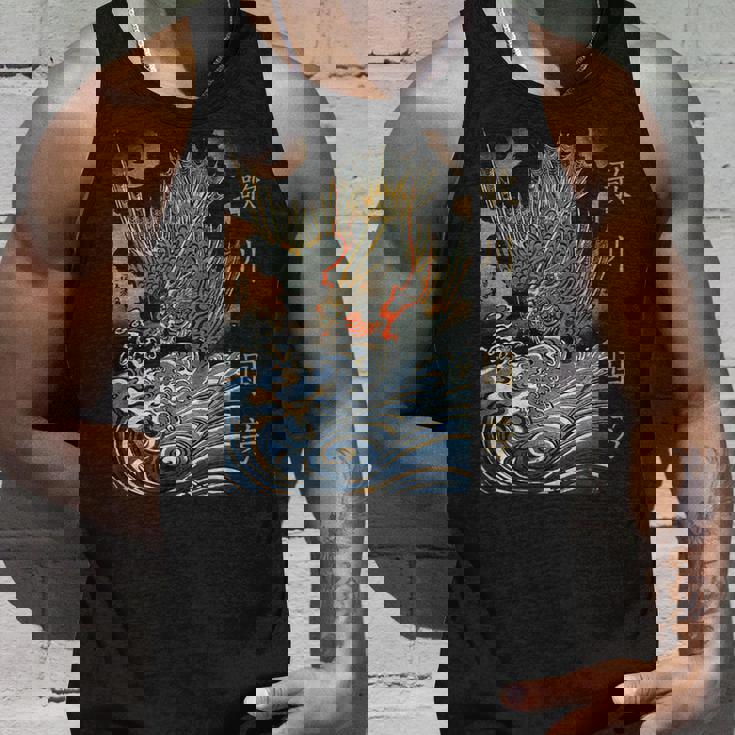 和龍 波 歌川国吉 浮世絵 伝統 タンクトップ 彼への贈り物