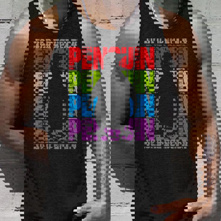 国際世界ペンギンデー タンクトップ 彼への贈り物