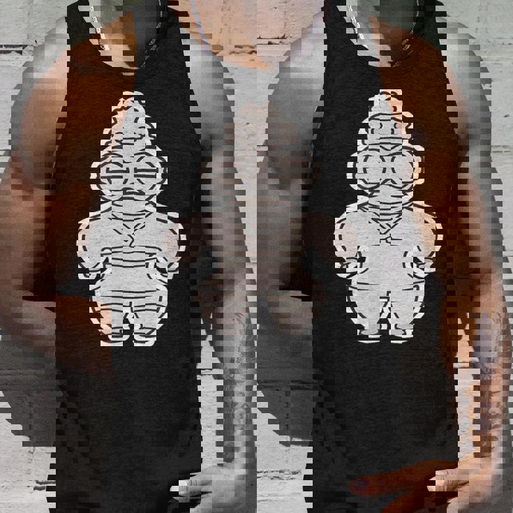 土偶 どぐう【ゆるフレンズ】遮光器土偶 歴史土器 イラスト タンクトップ 彼への贈り物