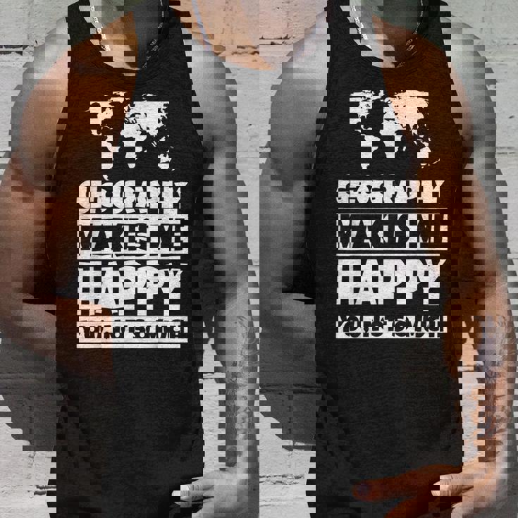 地理の先生への贈り物-面白い地理の恋人のユーモア タンクトップ 彼への贈り物