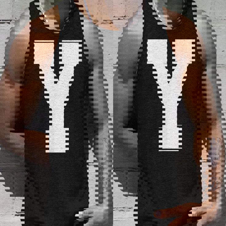 大文字 Y アルファベット モノグラム イニシャル タンクトップ 彼への贈り物