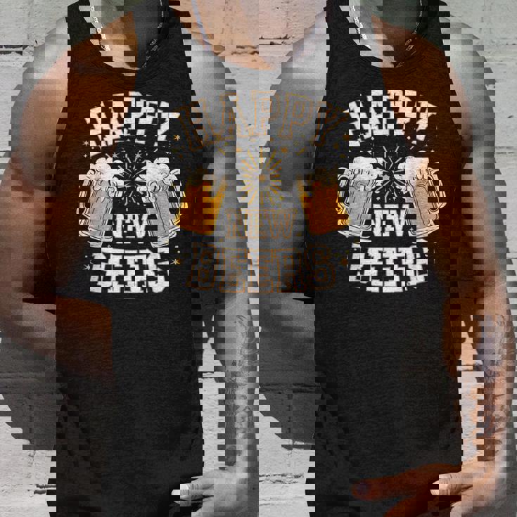 大晦日パーティー ハッピーニュービール おもしろビール愛好家ギフト タンクトップ 彼への贈り物