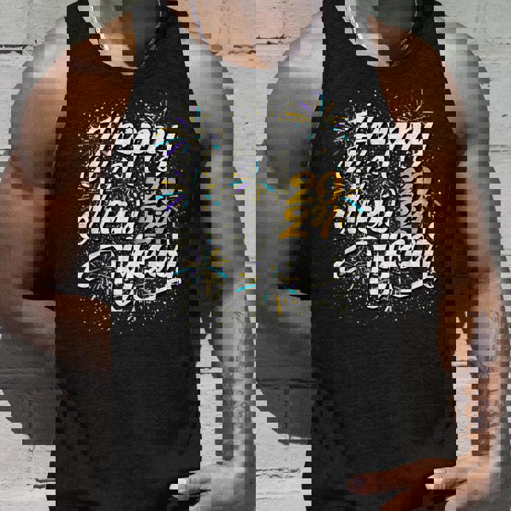 大晦日パーティー用品 2024 ハッピーニューイヤー花火 タンクトップ 彼への贈り物