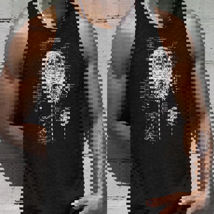 大西洋カブトガニ 解剖学 海洋生物学 海洋動物 タンクトップ 彼への贈り物