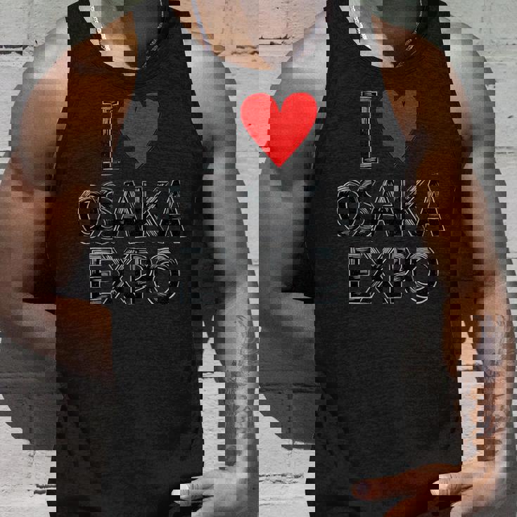 大阪万博 関西万博 記念 I Love Osaka Expo グッズ お土産 本 メンズ レディース タンクトップ 彼への贈り物