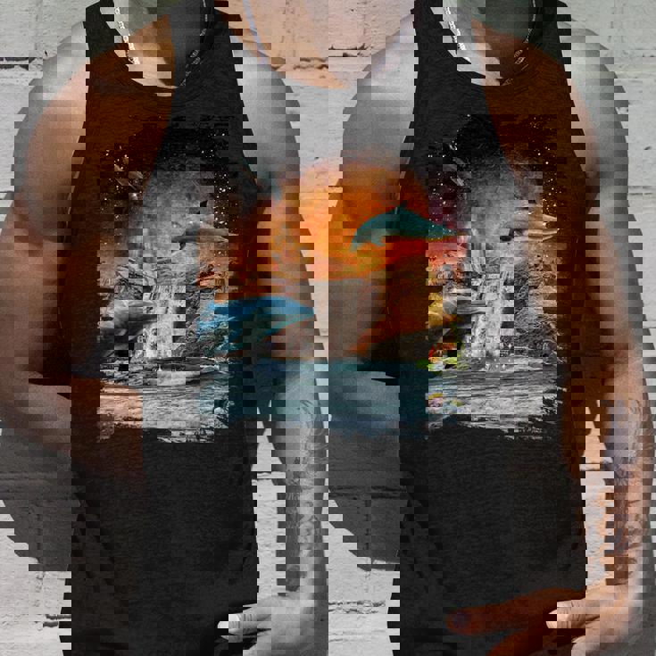 天体金星イルカ、宇宙惑星銀河ドルフィンズ タンクトップ 彼への贈り物