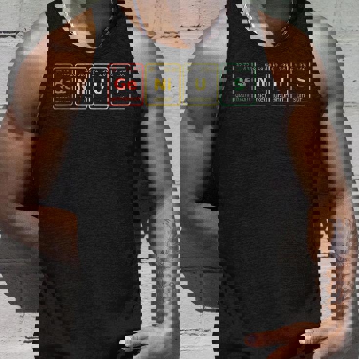 天才科学 ユーモア おもしろい 化学 学生 タンクトップ 彼への贈り物