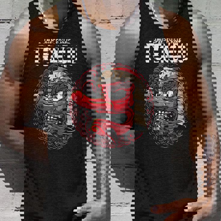 天狗 日本の民俗神アート蛇男 タンクトップ 彼への贈り物