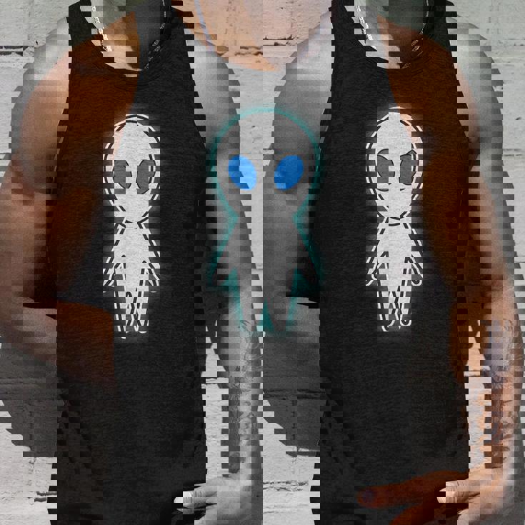 宇宙人 エイリアン『セルフィー』グレイ【ゆるフレンズ】かわいい イラスト 面白い タンクトップ 彼への贈り物