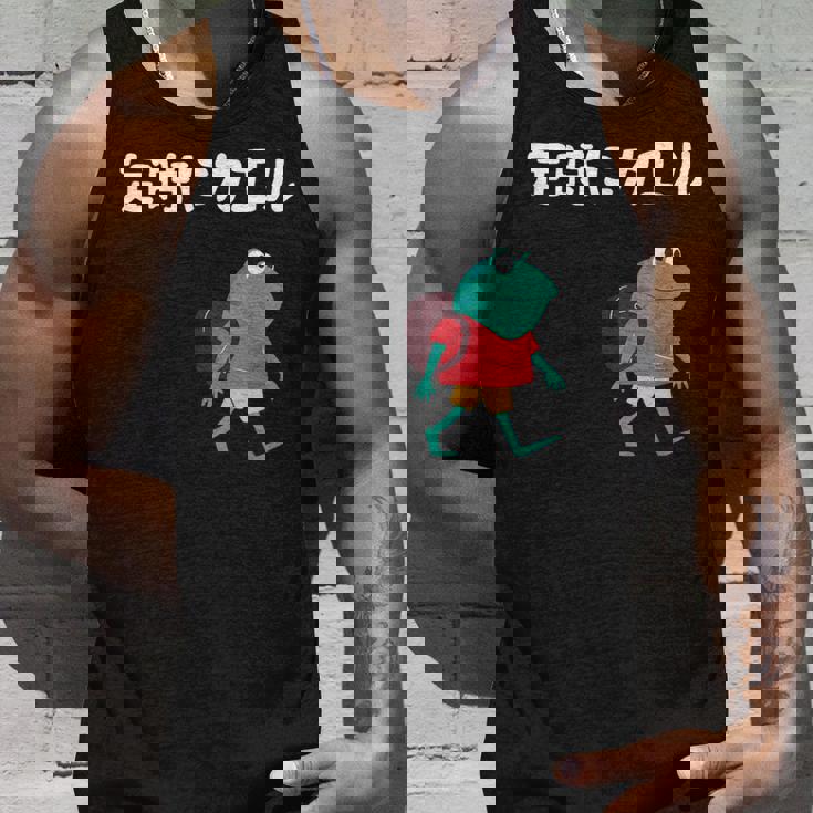 定時にカエル カエル ジョーク オヤジギャグ ダジャレ おもしろ ネタ タンクトップ 彼への贈り物