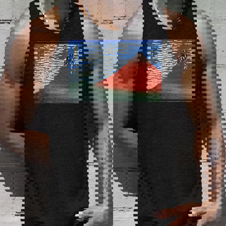 富士 晴天の山 葛飾北斎 タンクトップ 彼への贈り物