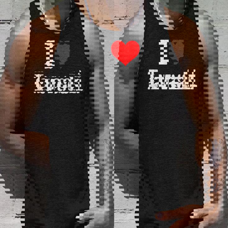 川崎市 I Heart Kawasaki I Love Kawasaki タンクトップ 彼への贈り物