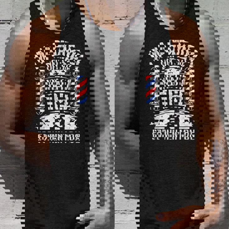 床屋疲れたらやめちゃくちゃおもしろい美容師 タンクトップ 彼への贈り物