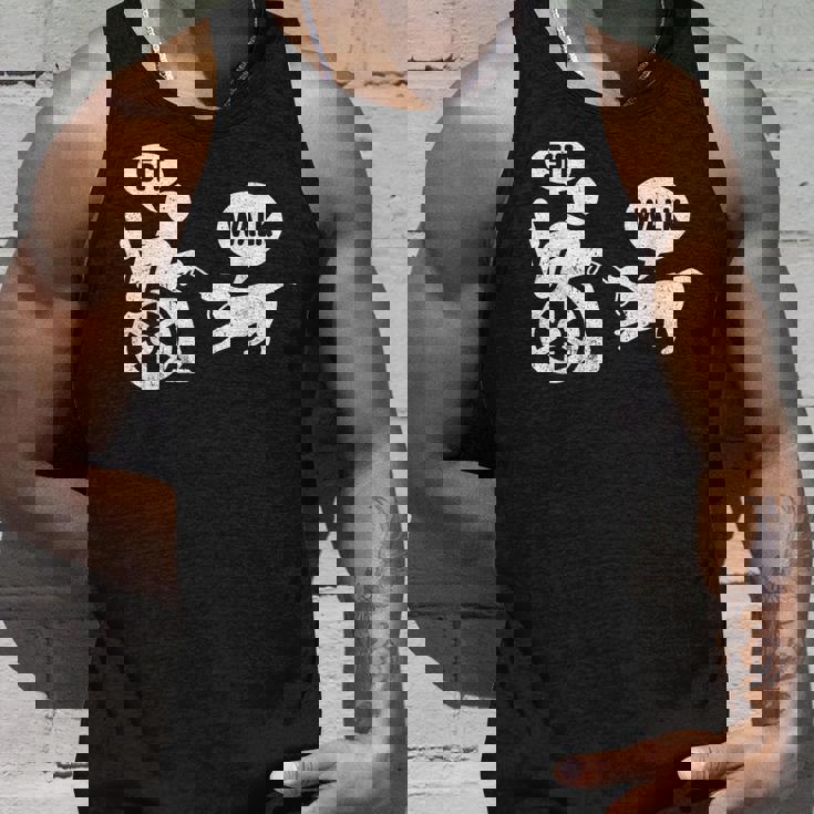 座って歩く 車いす ユーモア ジョーク 障害者 車いす タンクトップ 彼への贈り物