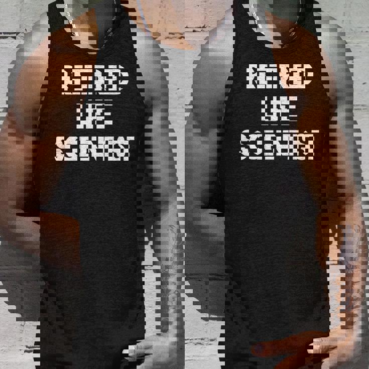 引退した生命科学者 面白い 長袖tシャツ タンクトップ 彼への贈り物