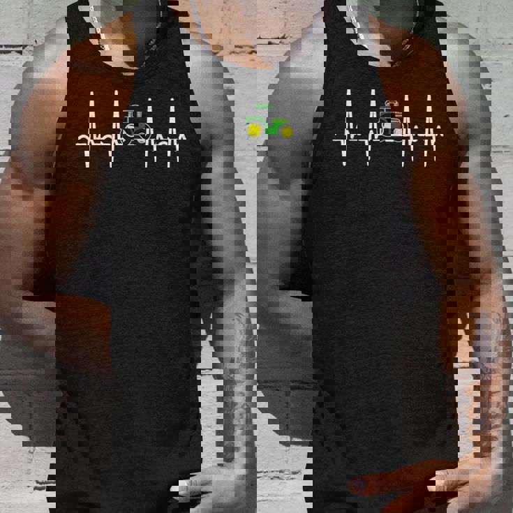 心拍トラクター 農家の生活 脈ライン タンクトップ 彼への贈り物