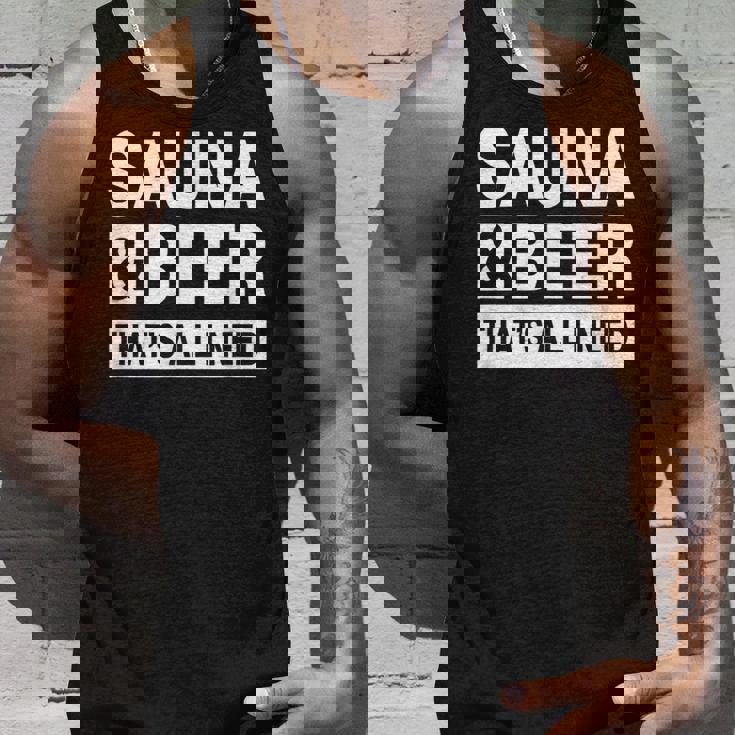 必要なのはサウナ&ビール タンクトップ 彼への贈り物