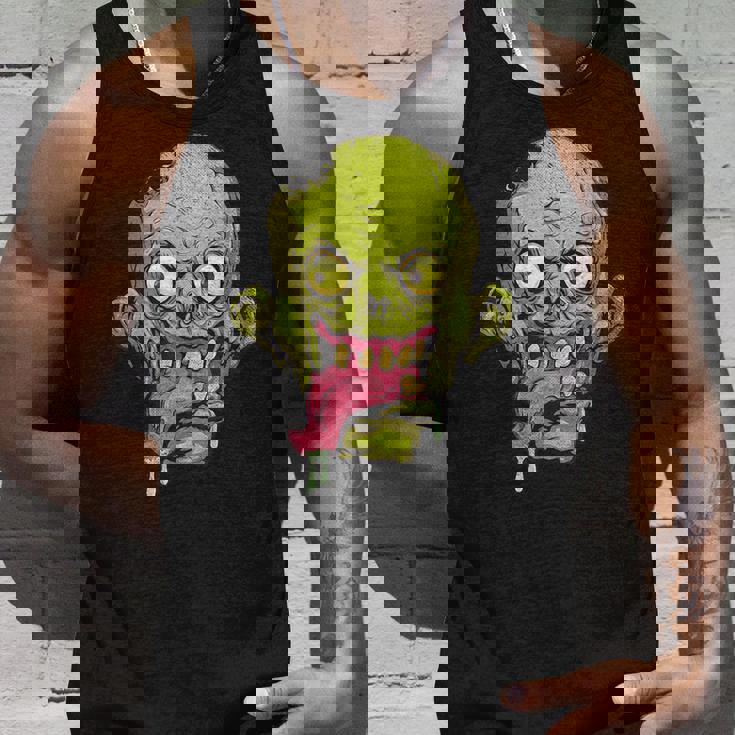 怖いゾンビtシャツハロウィンボーイズキッズフェイスゾンビ タンクトップ 彼への贈り物