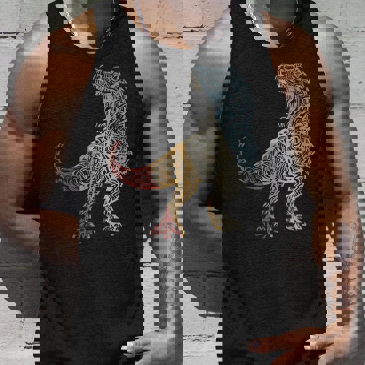 恐竜 レトロスタイル ビンテージ タンクトップ 彼への贈り物