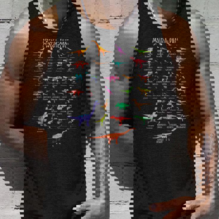 恐竜の種類 アルファベット A-Z Abc 恐竜 タンクトップ 彼への贈り物